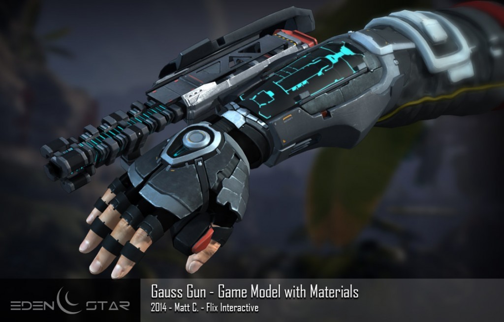 eden star gauss gun model