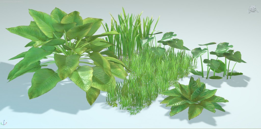 eden star models grass ground plants
